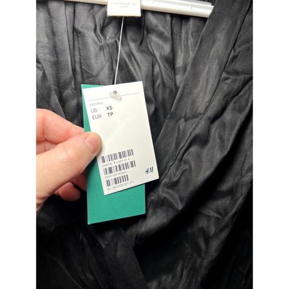 NWT H&M L.O.G.G. oversized whisigoth fairy grunge witchy emo goth punk dress XS - Picture 5 of 9